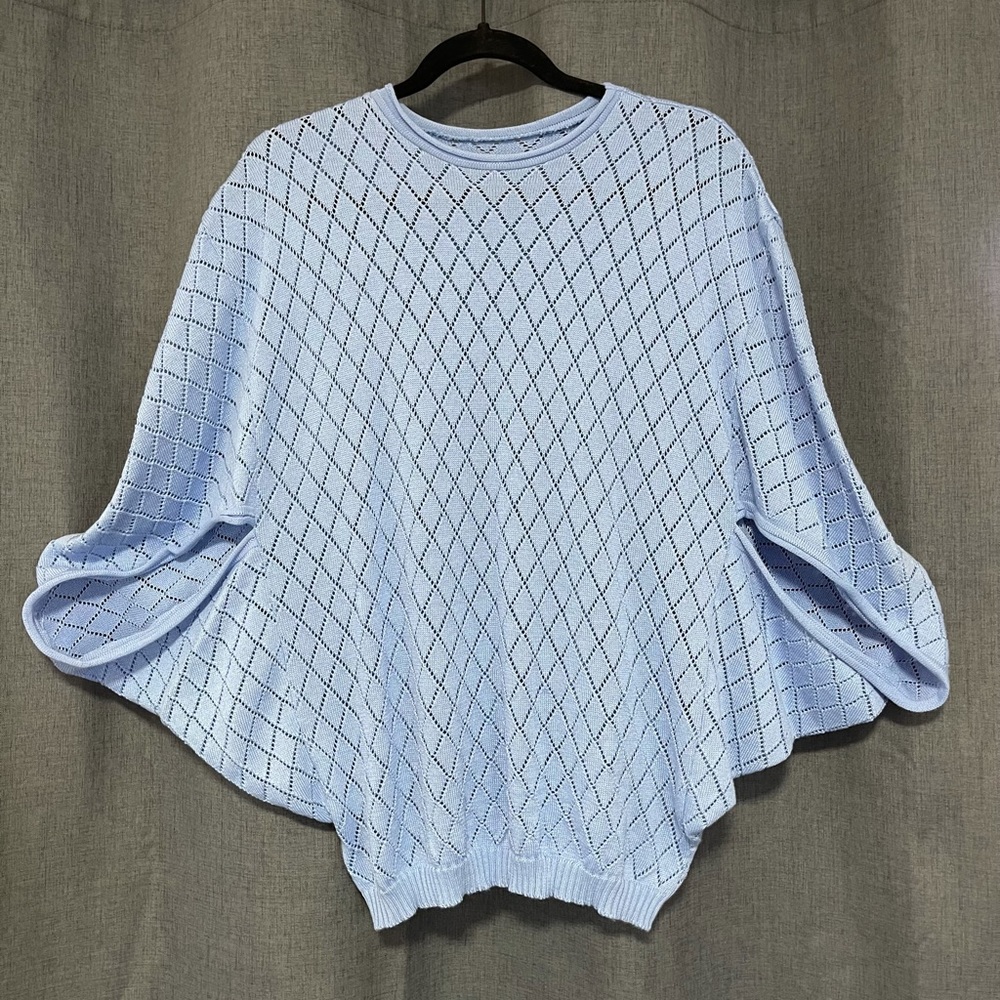 Women see through tunic sweater